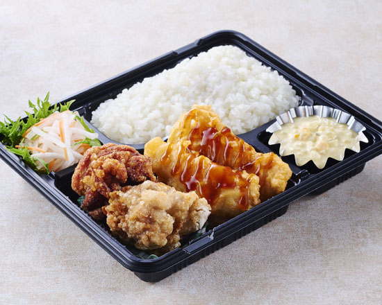人気三品弁当